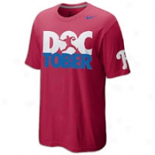 Phillies Nike Doctober T-shirt - Mens - Red