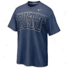 Pittsburgh Nike College Big Time T-shirt - Mens - Navy Heath