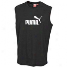 Puma #1 Logo S/l T-shirt - Mens - Black/white