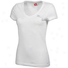 Puma Burnout S/s T-shirt - Womens - White