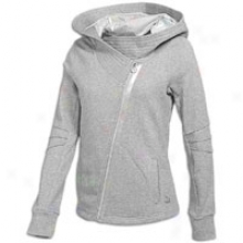 Puma Hooded Lux Cover Up - Womens - Athletic Grey Heather