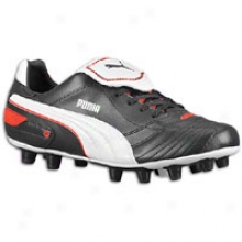 Puma King Finale I Fg - Mens - Blqck/white/puma Red