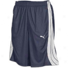 Puma Mesh Short - Mens - New Navy/high Rise