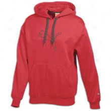 Puma Poly Fleece Pullover Hoodie - Mens - Ribbon Red