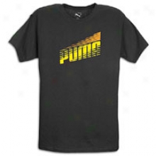 Puma Race Logo Cat T-shirt - Mens - Black