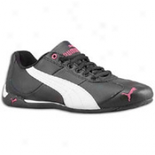 Puma Repli Cqt Iii Leather - Womens - Black/white/raspberry