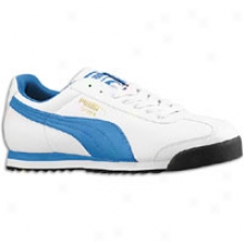 Puma Roma Basic - Mens - White/palace Blue/new Navy