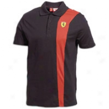 Puma Sf Polo - Mens - Black/rosso Corsa