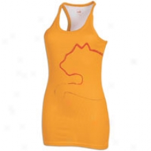 Puma Soccer Performance Racerback Tank - Womenq - Zinnia/whhite