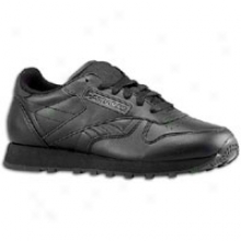 Reebok Calssic Leather - Womens - Black/black