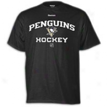 Reebok Nhl Authentic Tam T-shit - Mens - Black