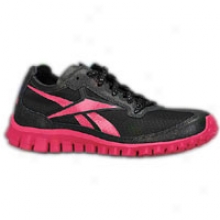 Reebok Realflex Sparkle - Big Kids - Black/overtly Pink/pure Silver