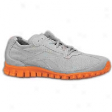 Reebok Realflex Suede - Mens - Grey/orange