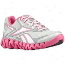 Reebok Zig Activate - Big Kids - Salty Grey/condensed Pink/silber/white