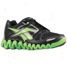 Reebok Zig Dynamic - Big Kids - Black/suhi Green