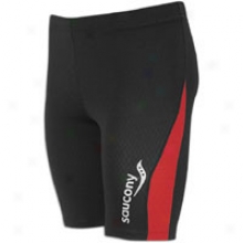 Saucony Amp Pro2 Training Short - Mens - Blsck/racer Red