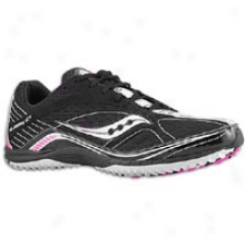 Saucony Grid Kilkenny Xc4 Flat - Womens - Black/white/hot Pink