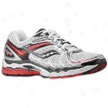 Saucony Hurricane 13 - Mens - White/black/red