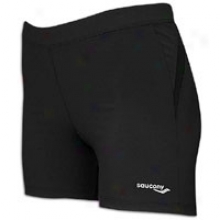 Saucony Ignite Short Tight Ii - Womens - Black