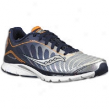 Saucony Progrid Kinvara 3 - Mens - Navy/silver/orange