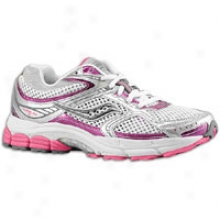 Saucony Progrid Stabil Cs 2 - Womens - White/silver/pink