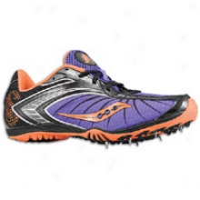 Saucony Shay Xc2 Spike - Womens - Purple/black/vizipro Orange