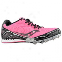 Saucony Velocity 4 - Womens - Vizipro Pink/black