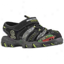 Skechers Afterburn S Venomous - Brief Kids - Black/green/snake Trim