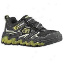 SkechersL uminators Nova Wave - Little Kids - Black Trubuck/black Mesh/liime Trim