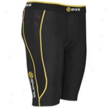 Skins A200 Compression Half Tight - Mens - Black/yellow