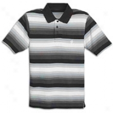 Sou5hpole Cool Contrast Stripe Pique Polo - Mens - Black