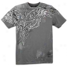 Southpolle Foil Print T-shirt - Mens - Charcoal