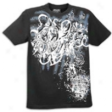 Southpole Hd Foil Print S/z T-shirt - Mens - Black
