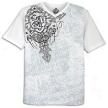 Southpole Premlum Screen Impress V-neck T-shirt - Mens - White