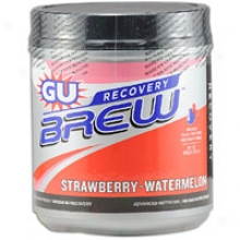 Sports Street Gu Brew Recovery 2lb Can - Strawberry Watermelon