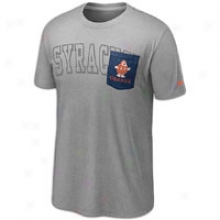 Syracuse Nike College Vault Tri-blend Pocket T-shirt - Mene - Dark Grey Heather