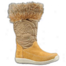 Timberland Hoplyberry Tall Pull On Boot - Toddlers - Wheat Suede