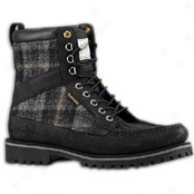 Timberland Repaired Market 9 Eye Moc Toe Boot - Mens - Black/plaid