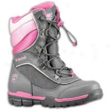 Timberland Noreaster Snow Boot - Big Kids - Dark Grey/pink