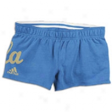 Ucla Adidas College Cheeky Rollover Short - Womens - Light Blue