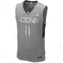 Uconn Nike Authentic Hyper Elite Game Jersey - Mens - Dark Steel Grey