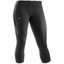 Underr Armour Allseasongear 20" Capri - Womens - Black