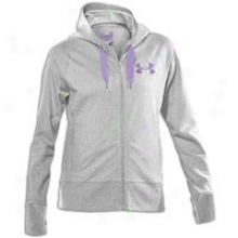 Under Armour Blast Full Zip Hoodie - Womens - True Grey Heather/celebrate