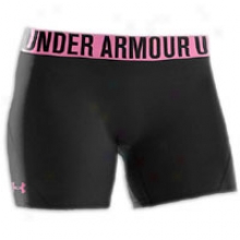 Under Armour Block It Compression Short - Womens - Black/fluo Pink