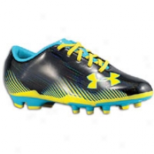 Under Armour Blur Challenge Ii Fg - Big Kids - Blavk/cap5i/sun Bleached