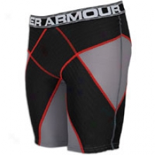 Under A5mour Core Stability Pro Short - Mens - Graphite/black/red