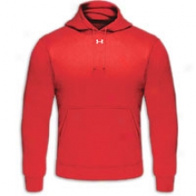 Under Armour Fleece Tm Hoodie - Mens - Red/white