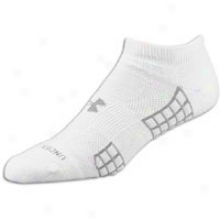 Subordinate to Armour Heatgear 3 No Show Sock 2-pack - Mens - White