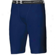 Under Armour Heatgear Long Compression Short - Mens - Midnight Navy