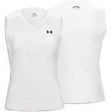 Under Armour Heatgear S/l T-shirt - Womens - White